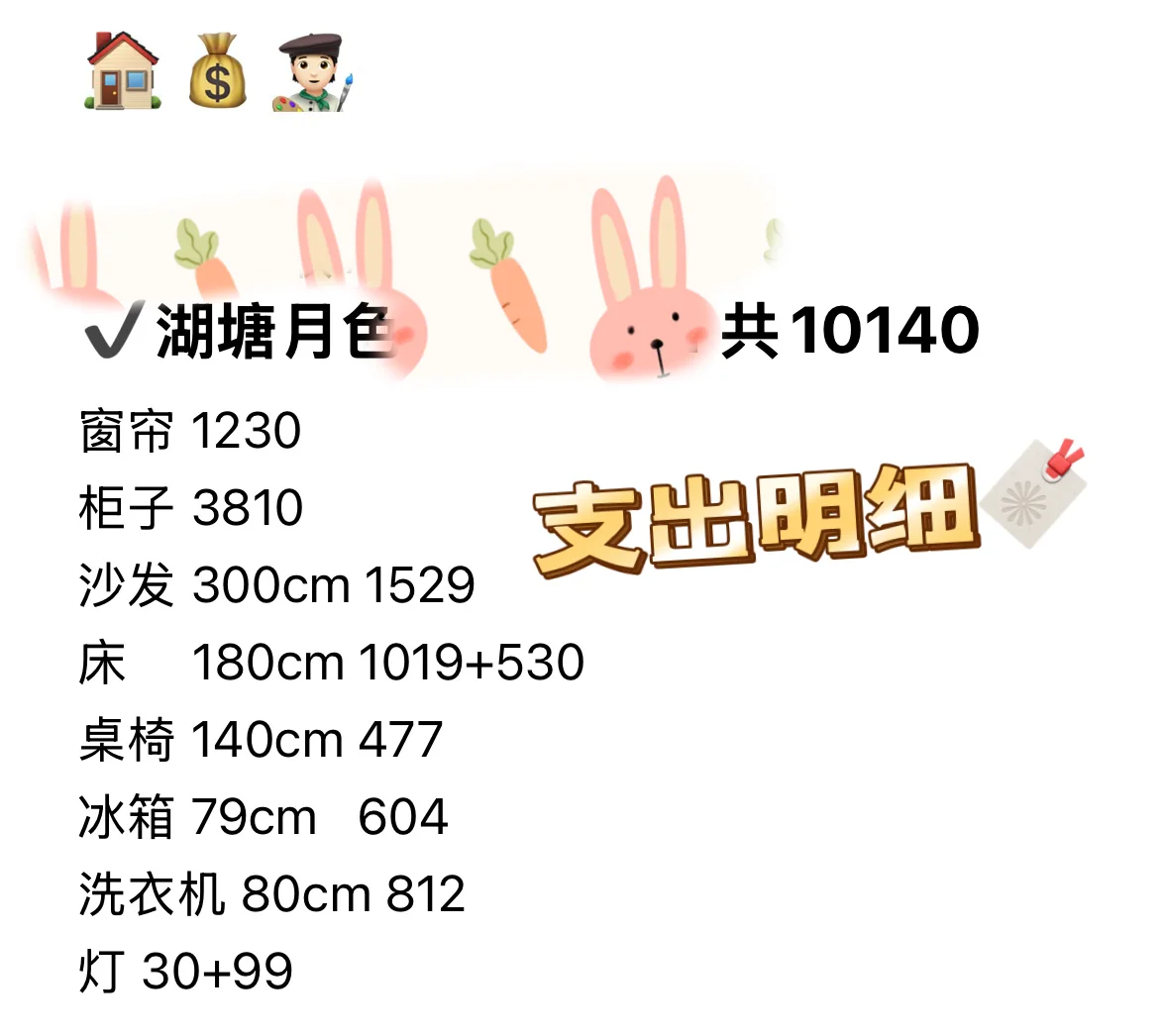 快来抄作业！1w搞定出租房装修！✅
