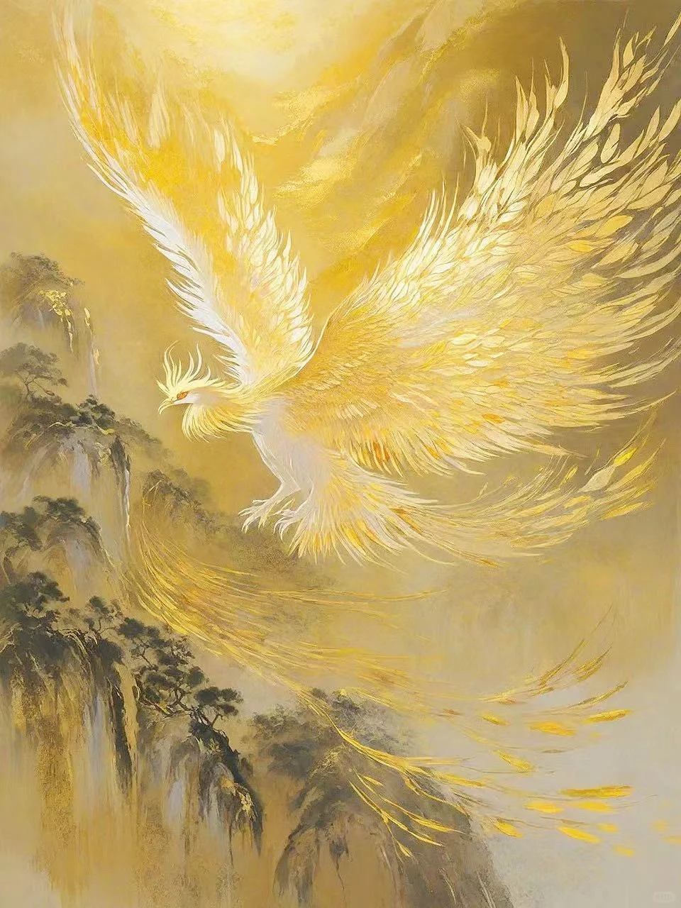 金凤展翅，富贵将至