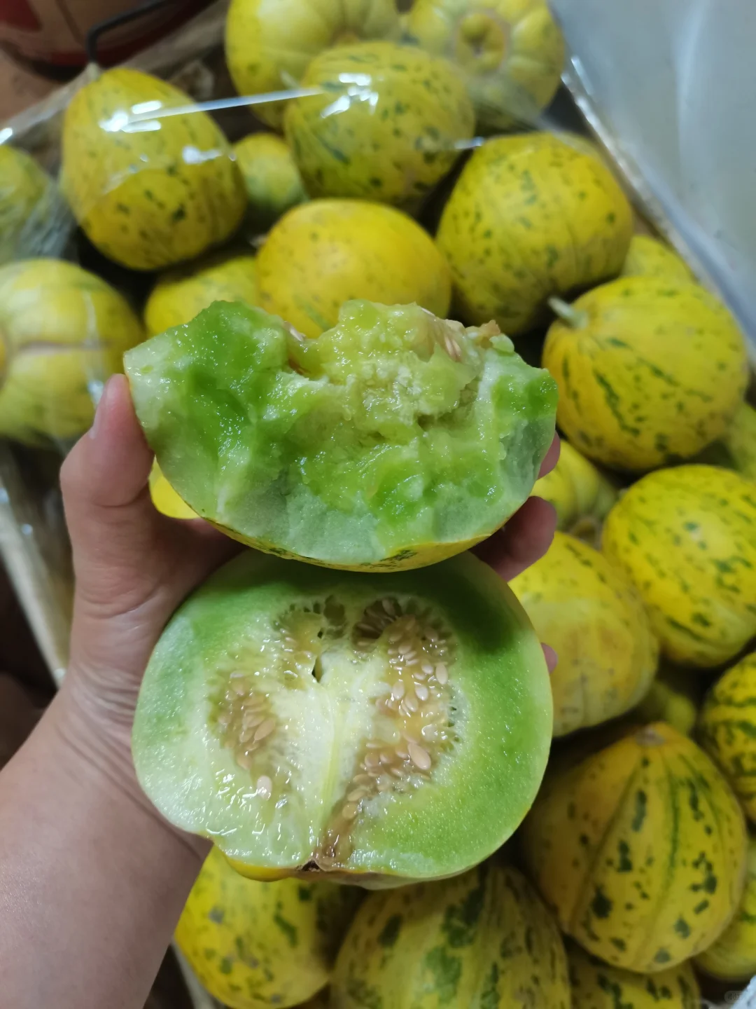 🍉东北八里香瓜香甜可口诱人！
