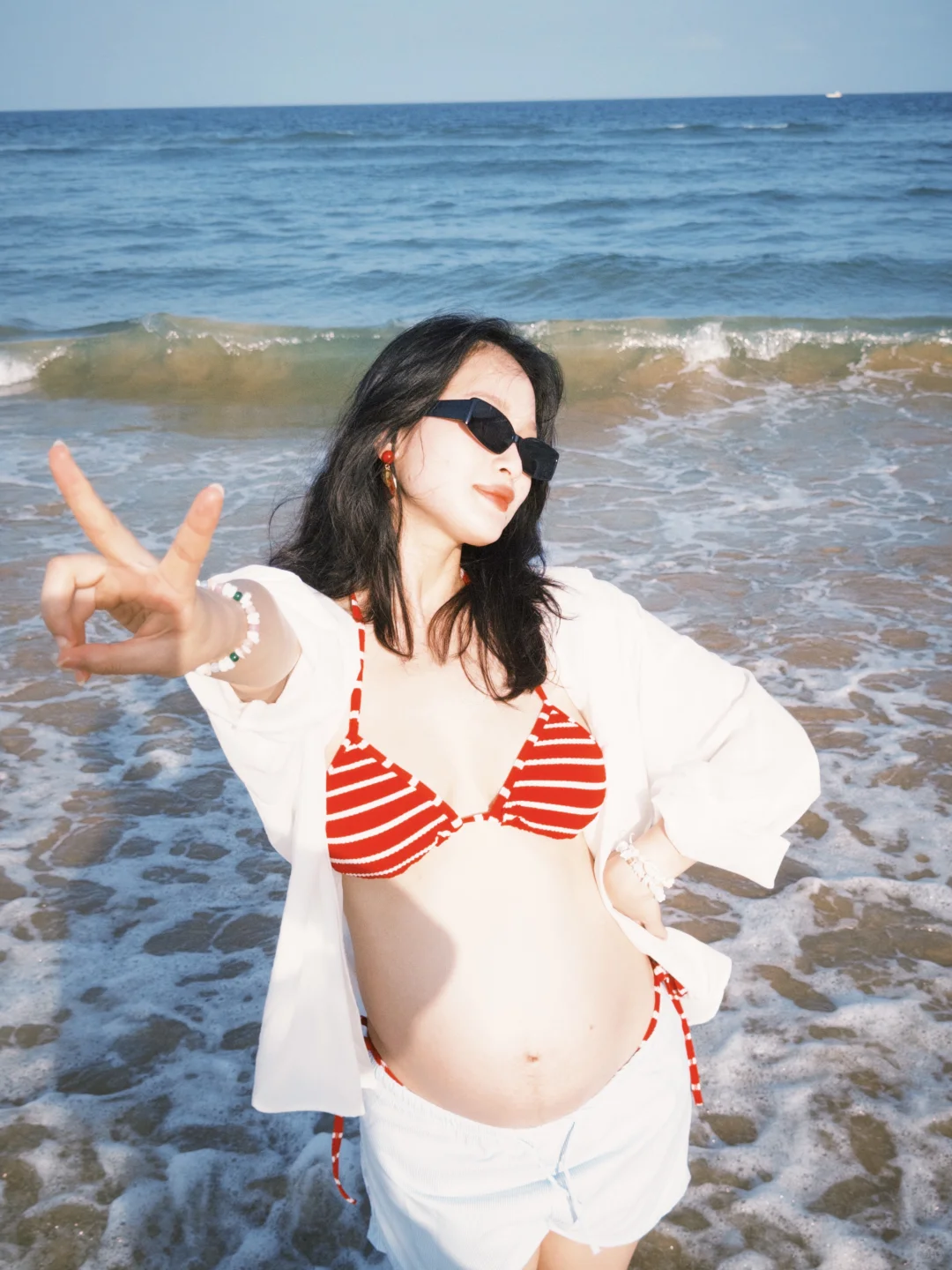 🤰大方炫肚 解锁我的孕期比基尼👙