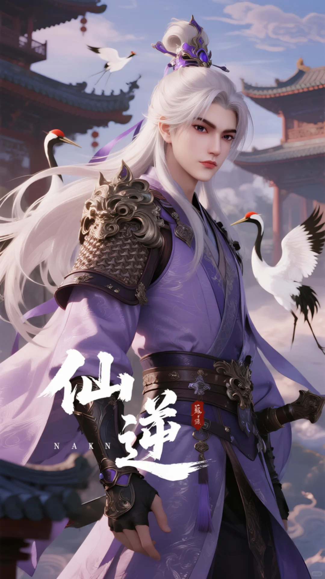 紫衣服的来了