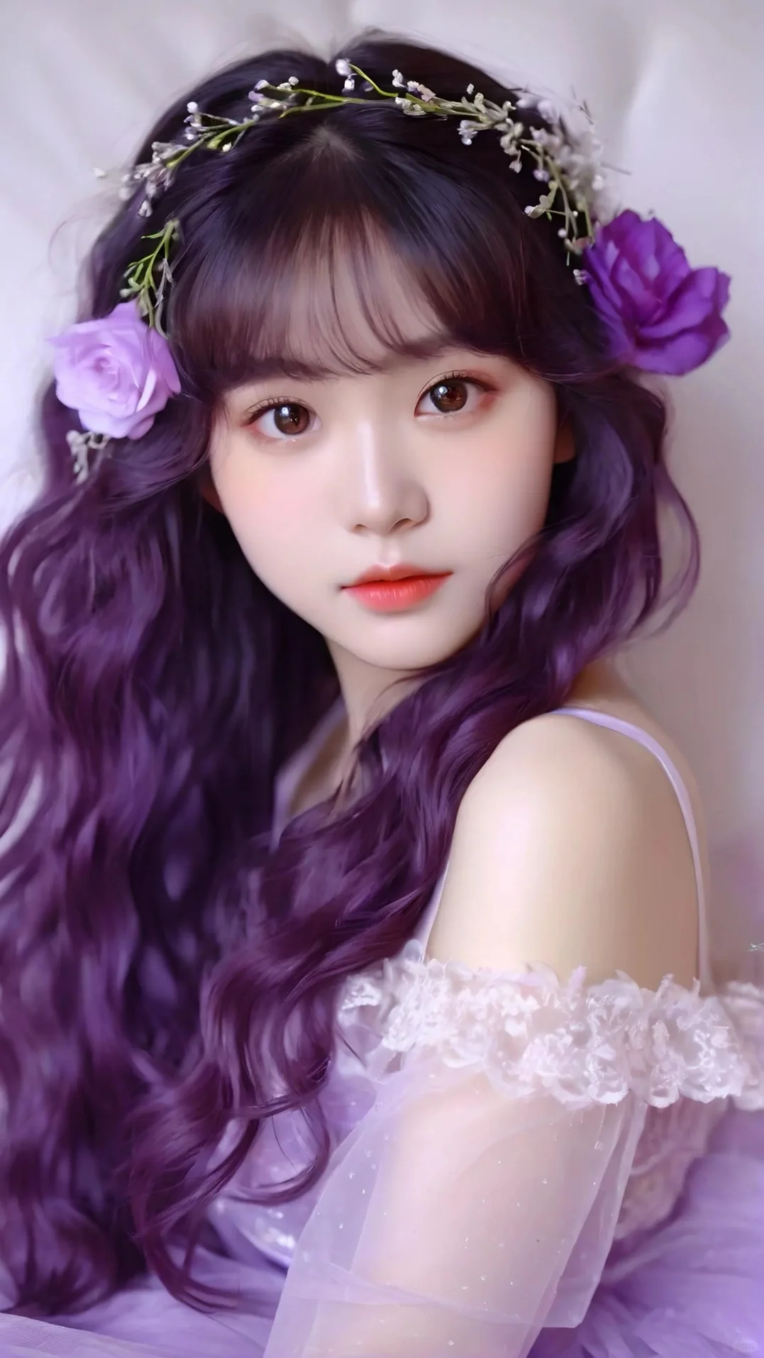 紫衣美少女