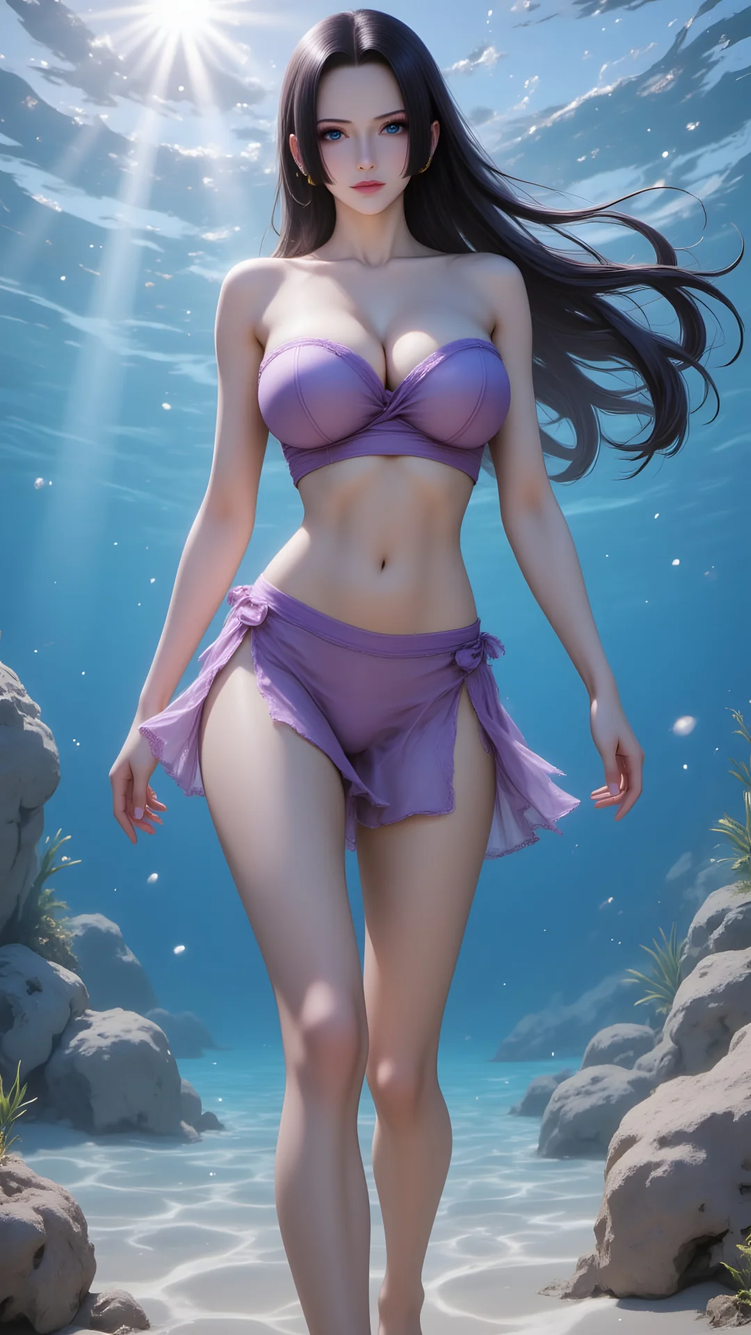AI创作DIY海贼王女帝篇：鲛绡碧露