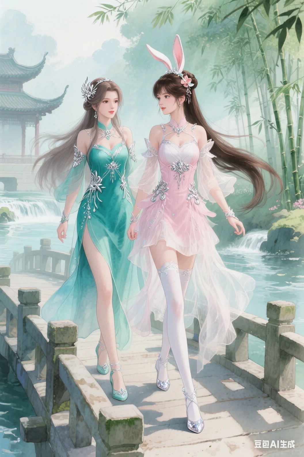 这次AI生成的还挺好看～～～