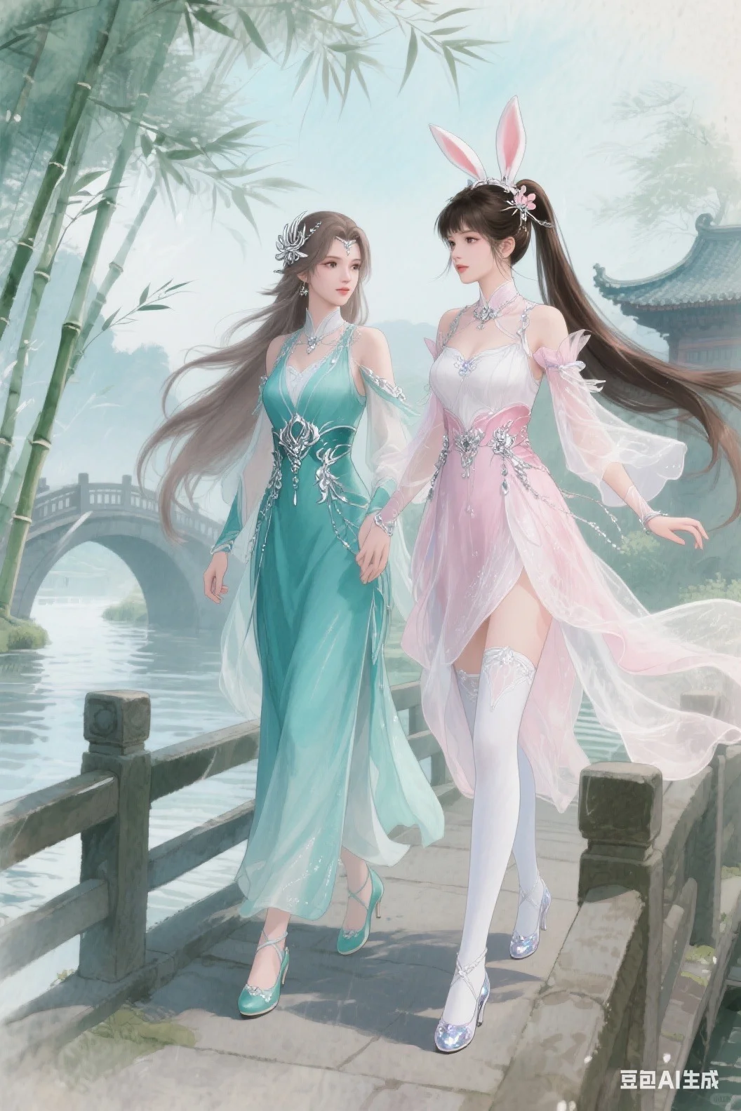 这次AI生成的还挺好看～～～