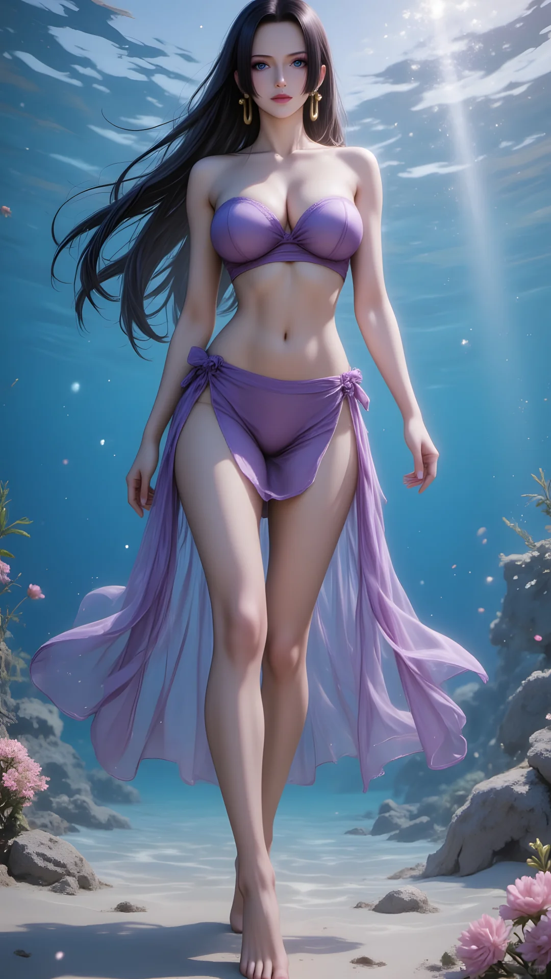 AI创作DIY海贼王女帝篇：鲛绡碧露