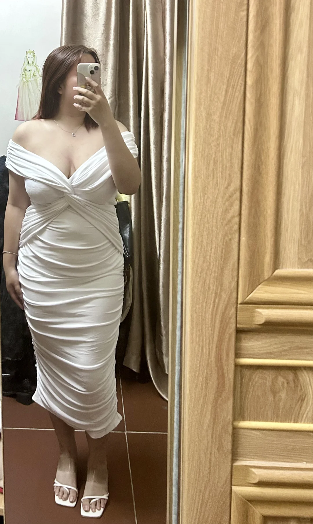 160cm 150斤希腊裙｜但朋友说像蚕蛹