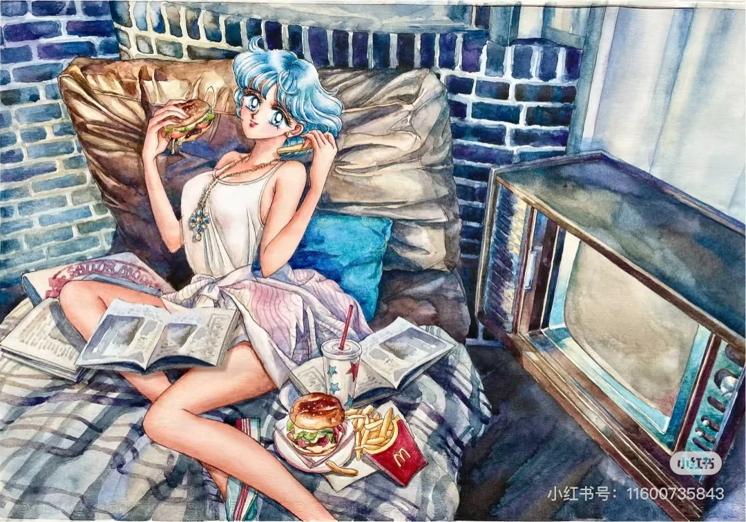复古美少女