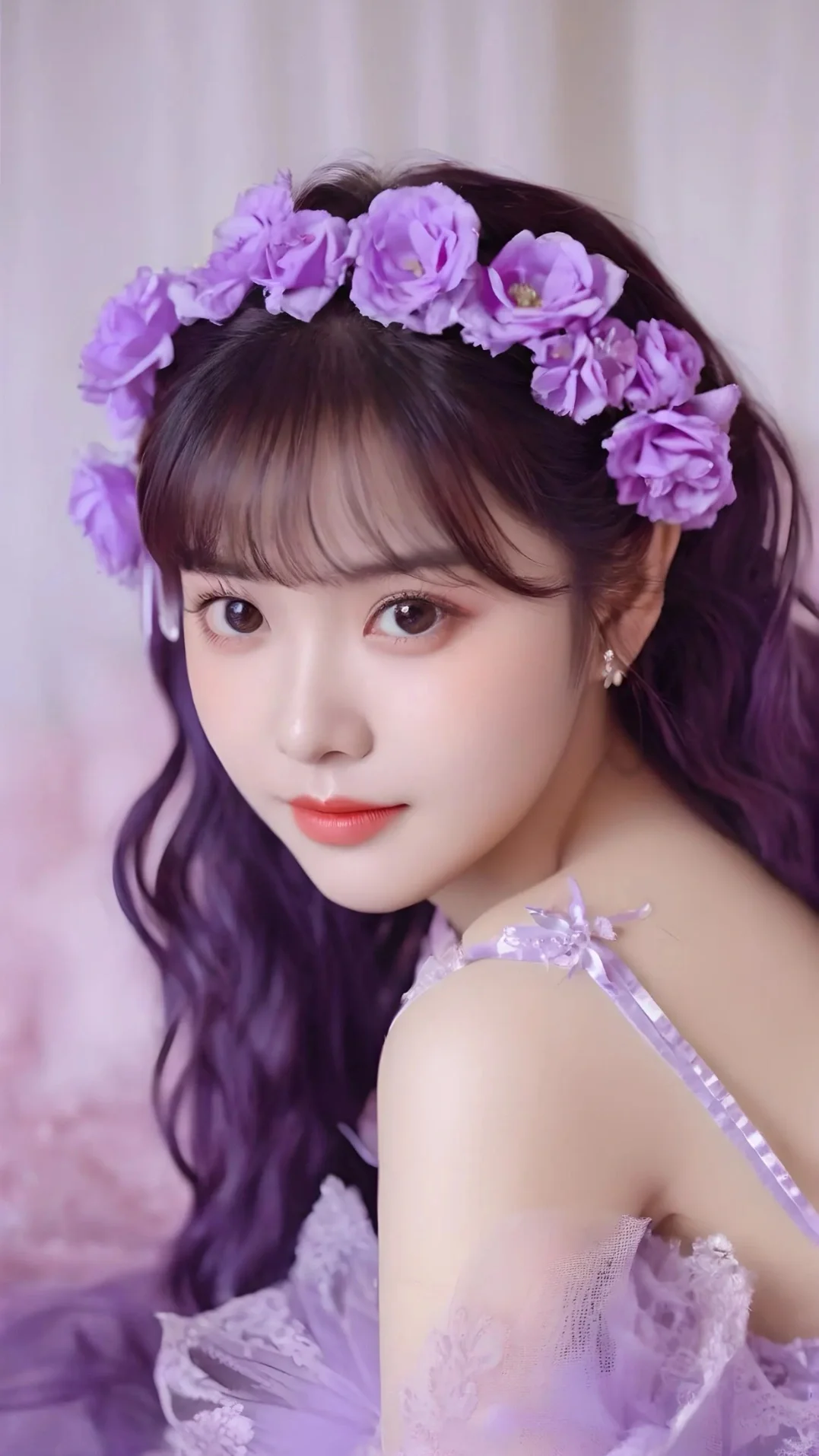 紫衣美少女