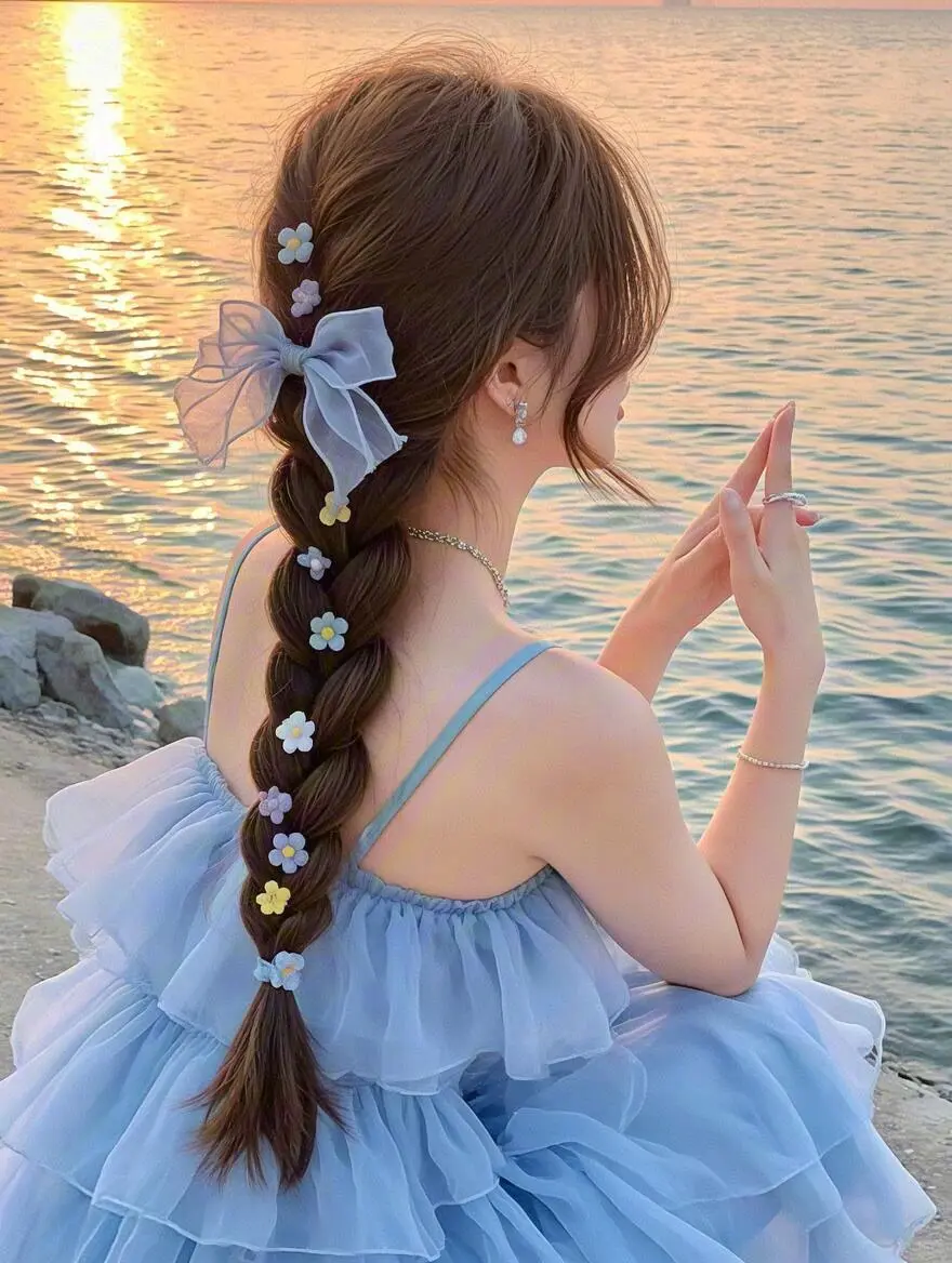 海边女生头像