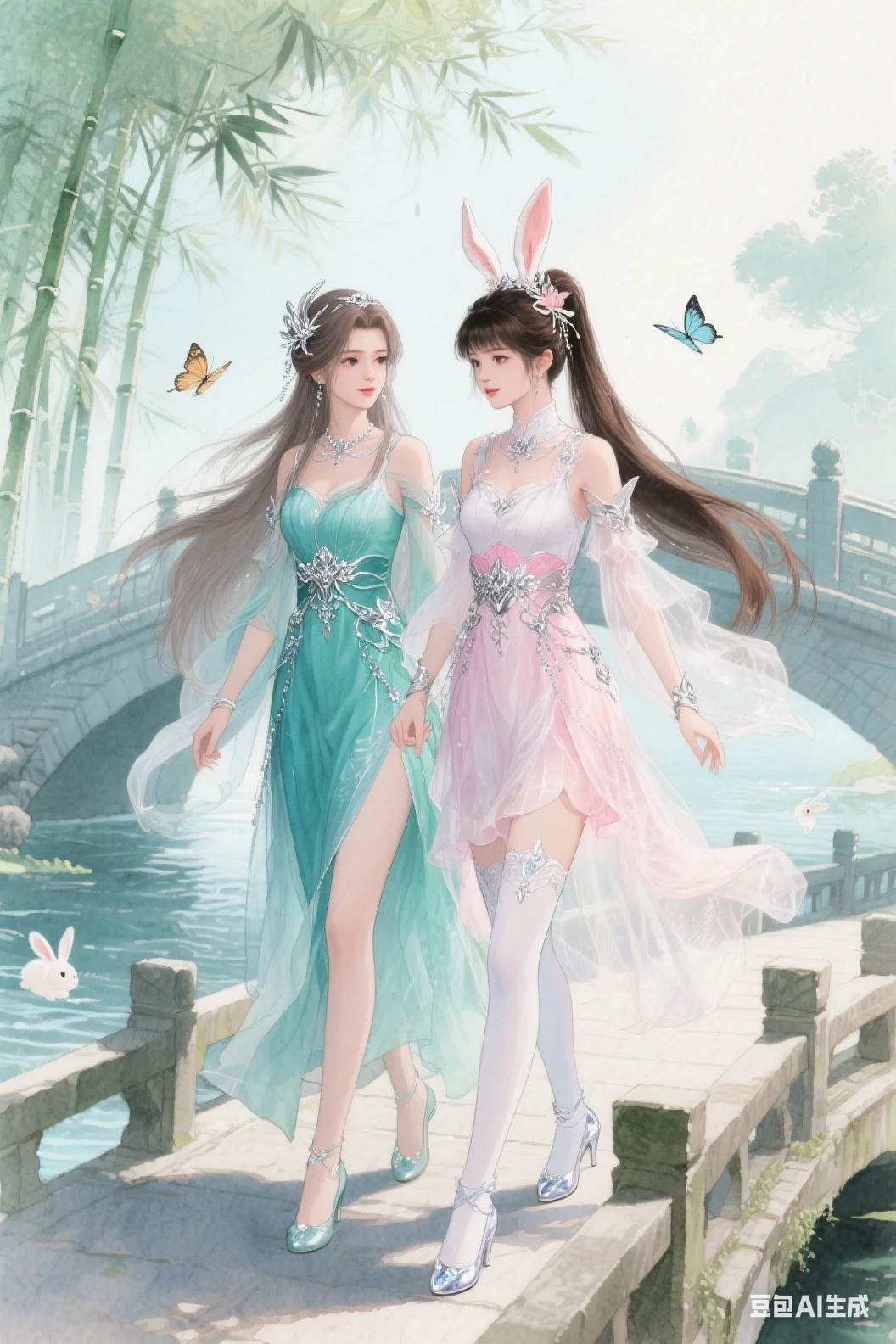 这次AI生成的还挺好看～～～
