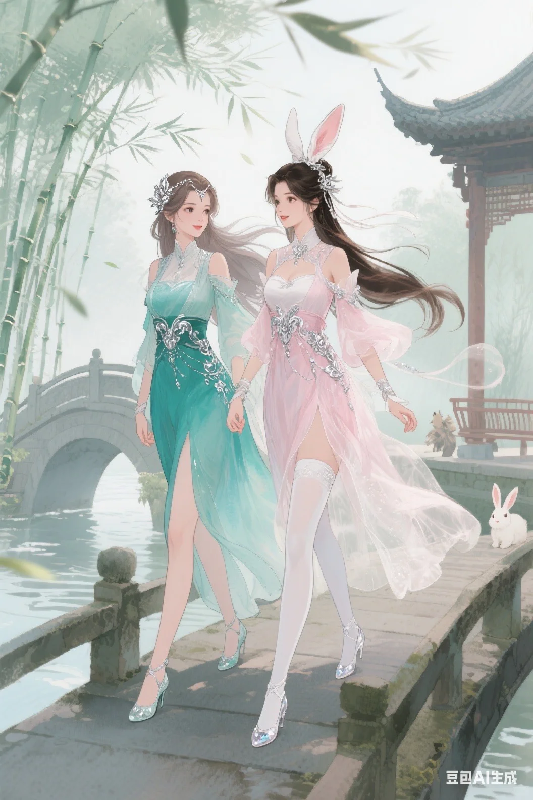 这次AI生成的还挺好看～～～