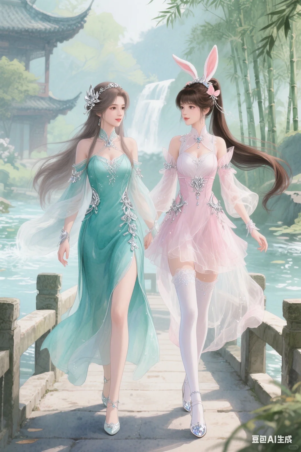 这次AI生成的还挺好看～～～