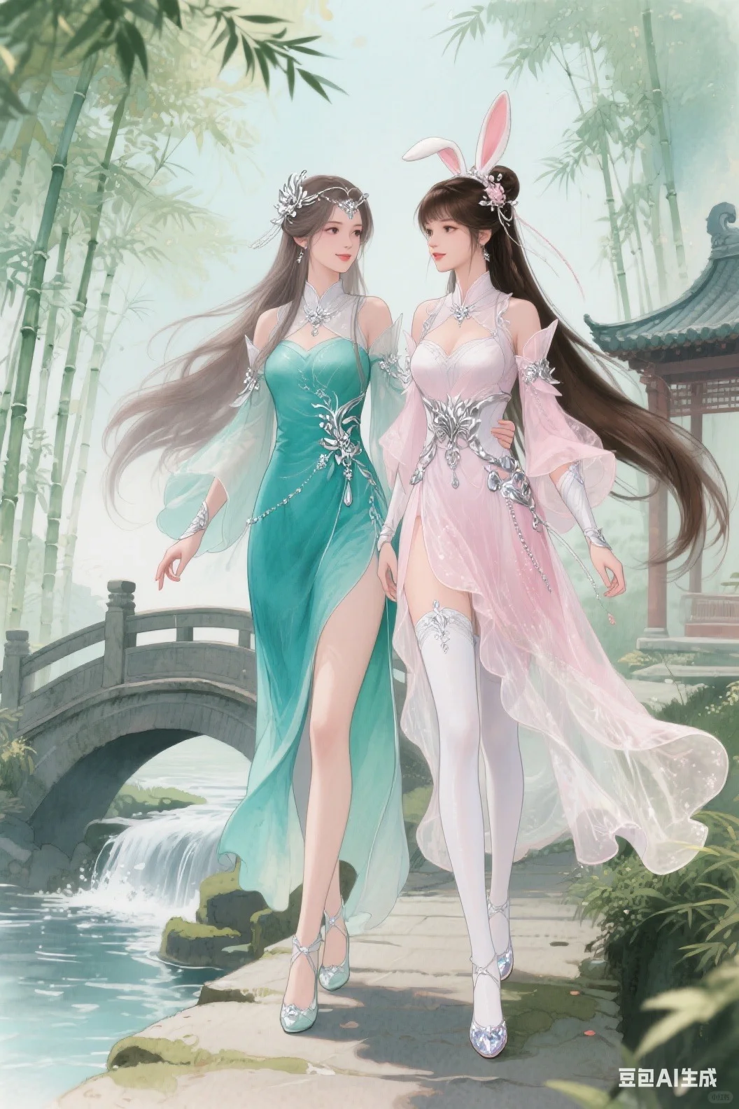 这次AI生成的还挺好看～～～