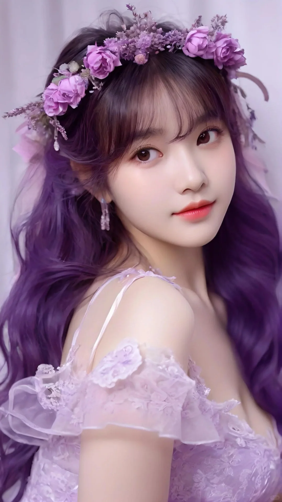 紫衣美少女