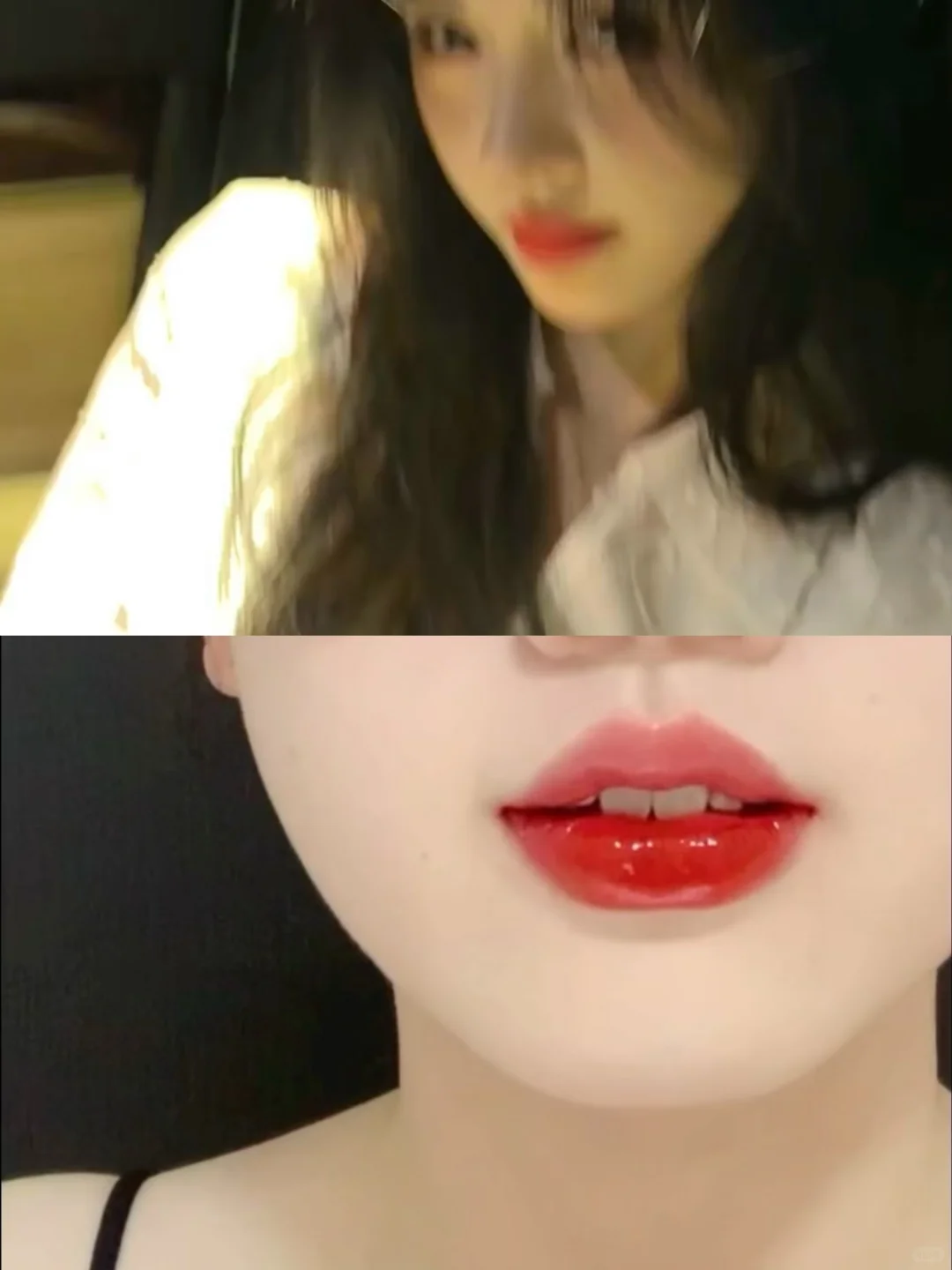 娇艳欲滴水光红唇💋黄皮真的涂不腻！！