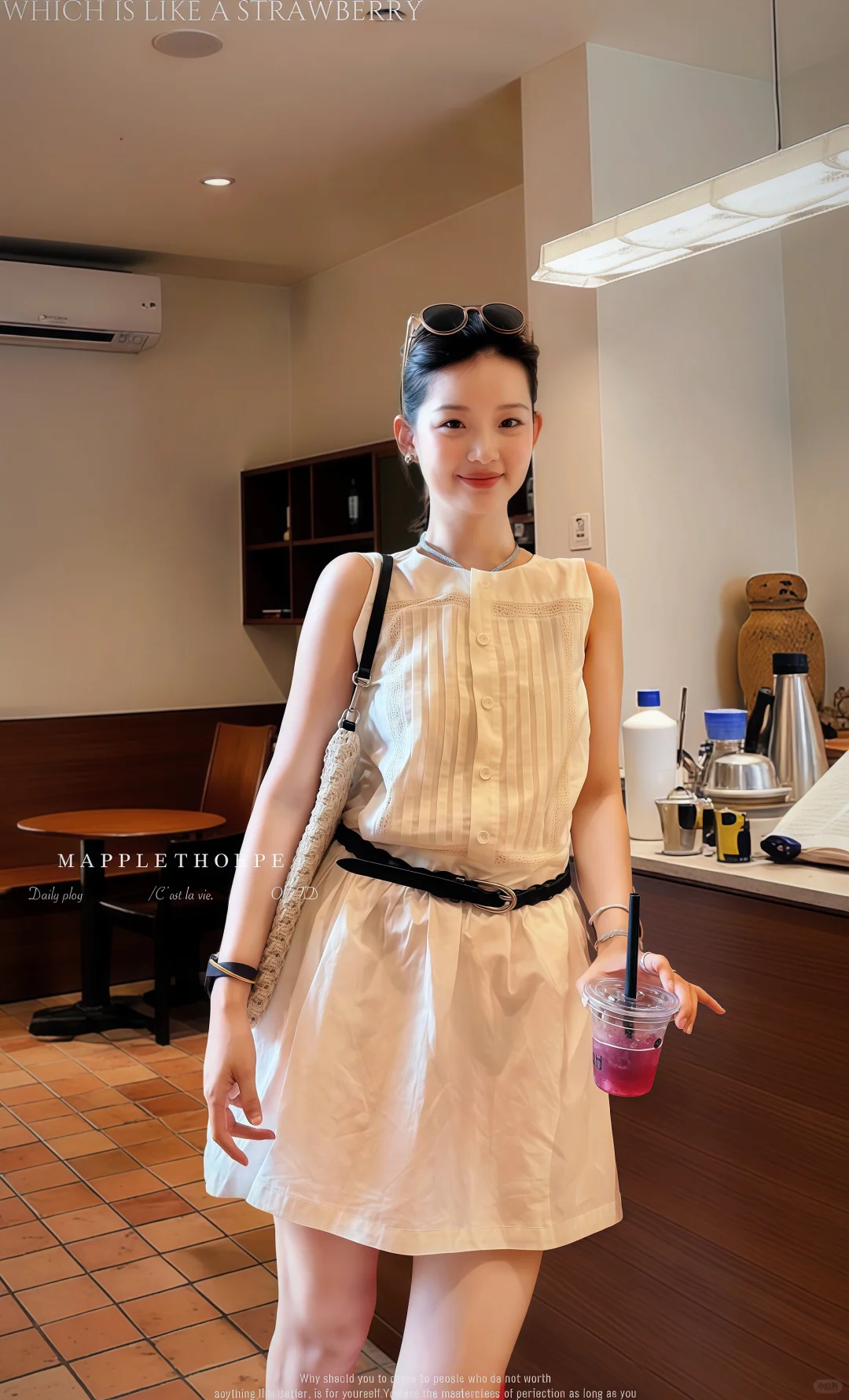韩剧女主优雅贵气感小白裙～get拿捏女神范～