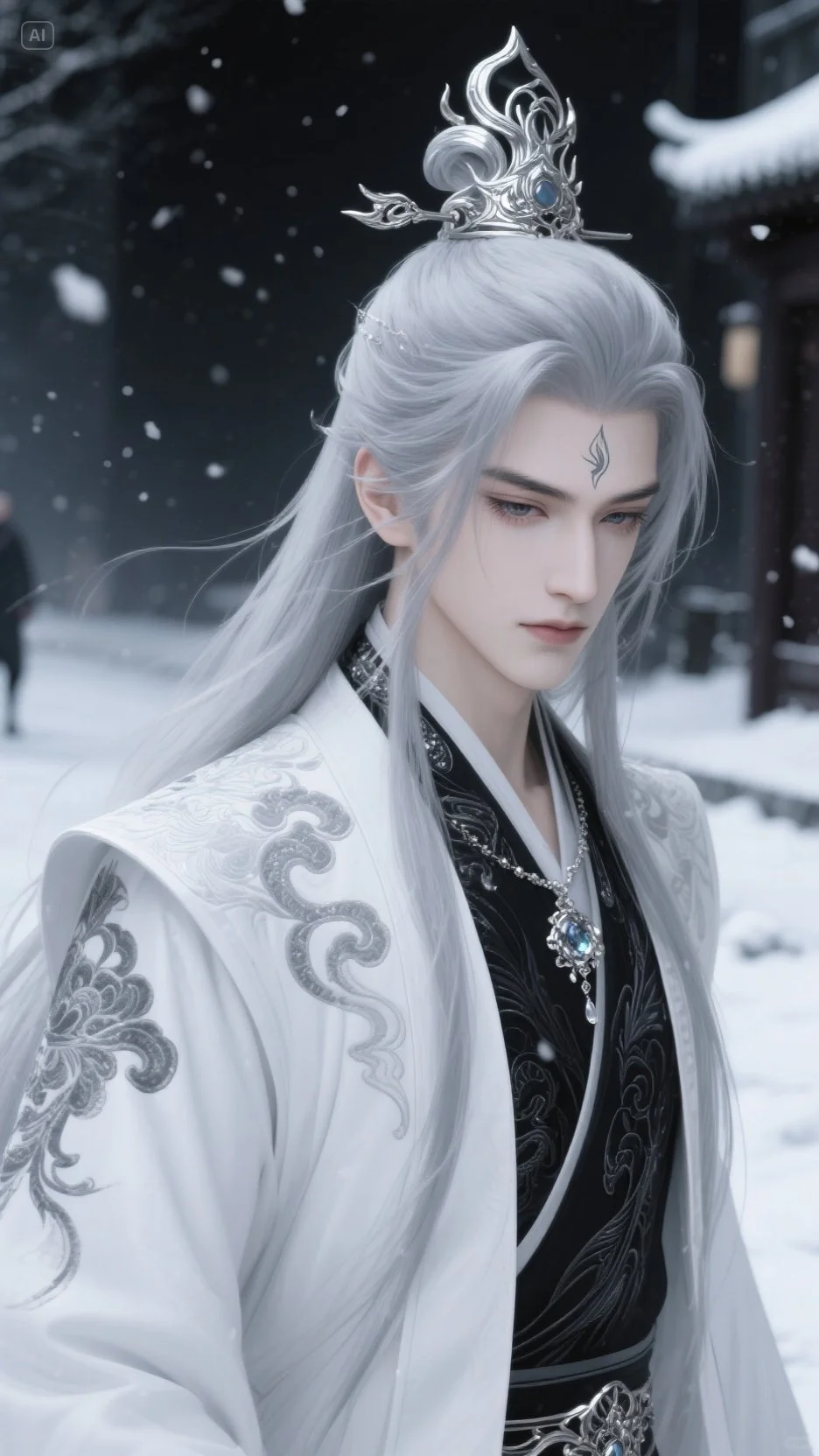 AI画的男主