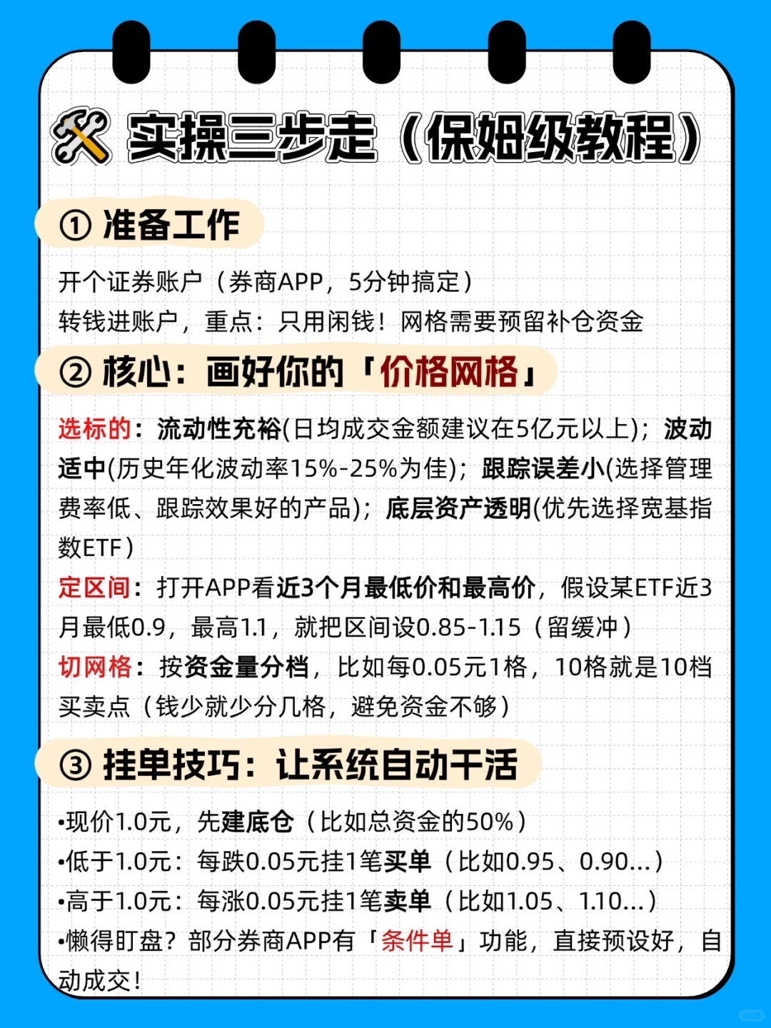 手把手教你用网格交易玩转ETF！震荡行情也能