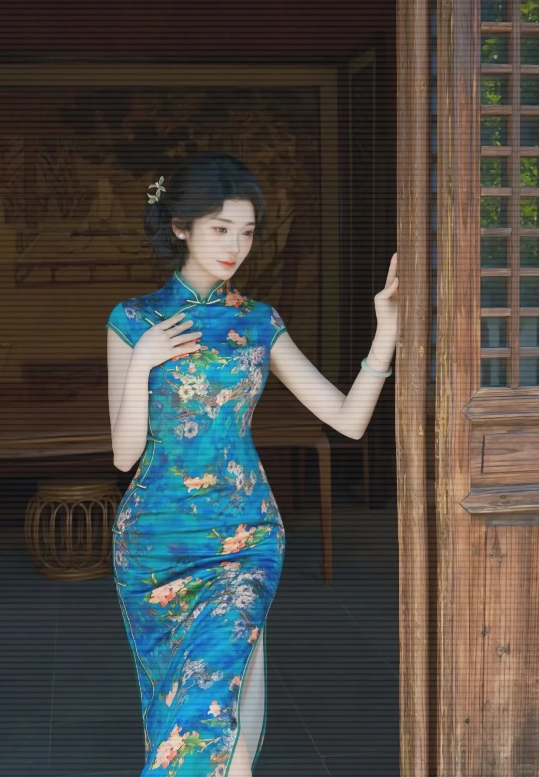 旗袍模特一天👋佰/