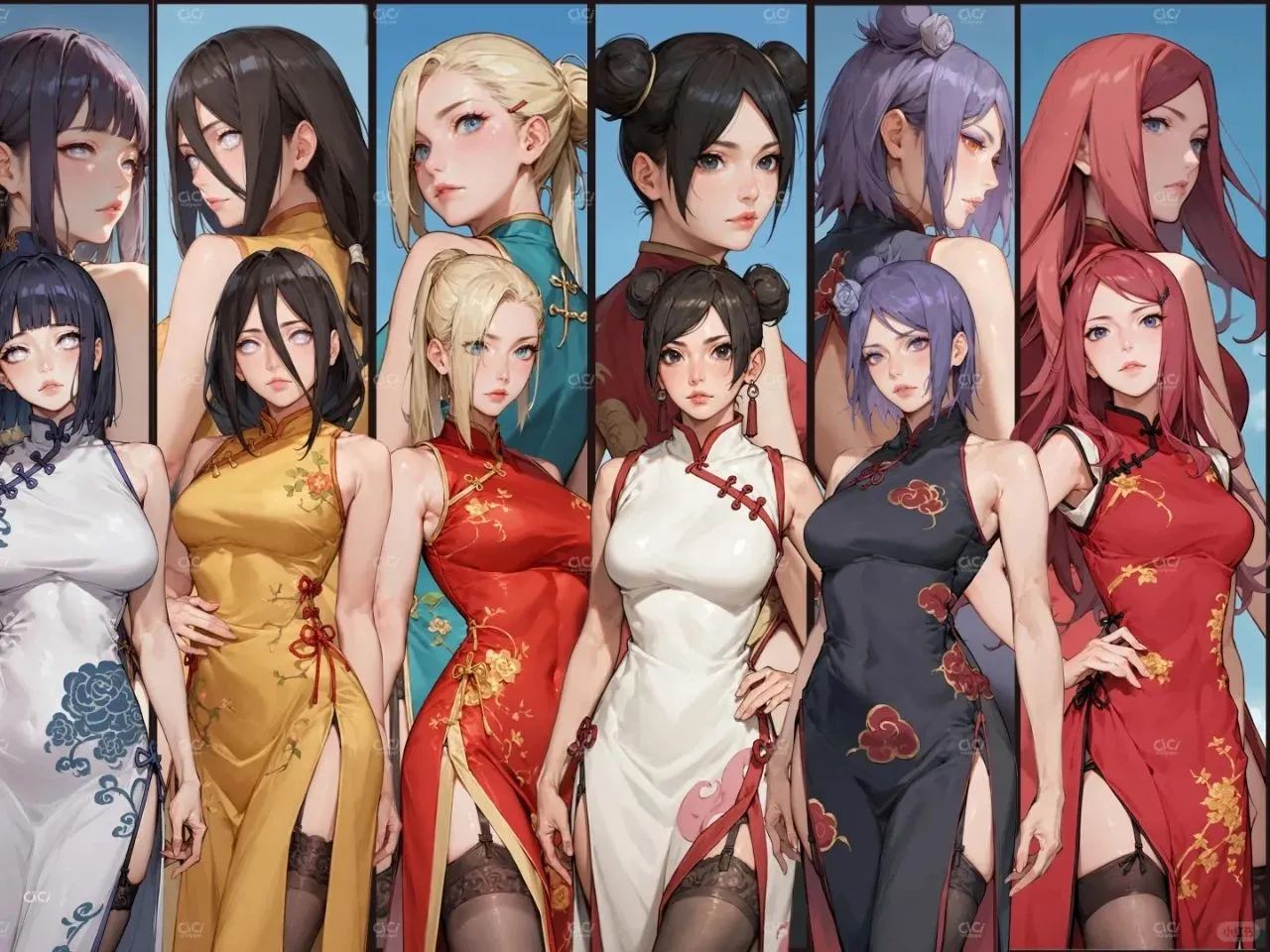 火影女团旗袍系列🔥