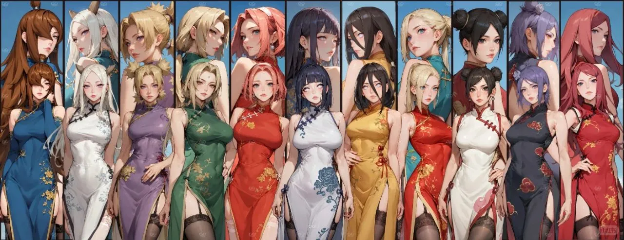 火影女团旗袍系列🔥