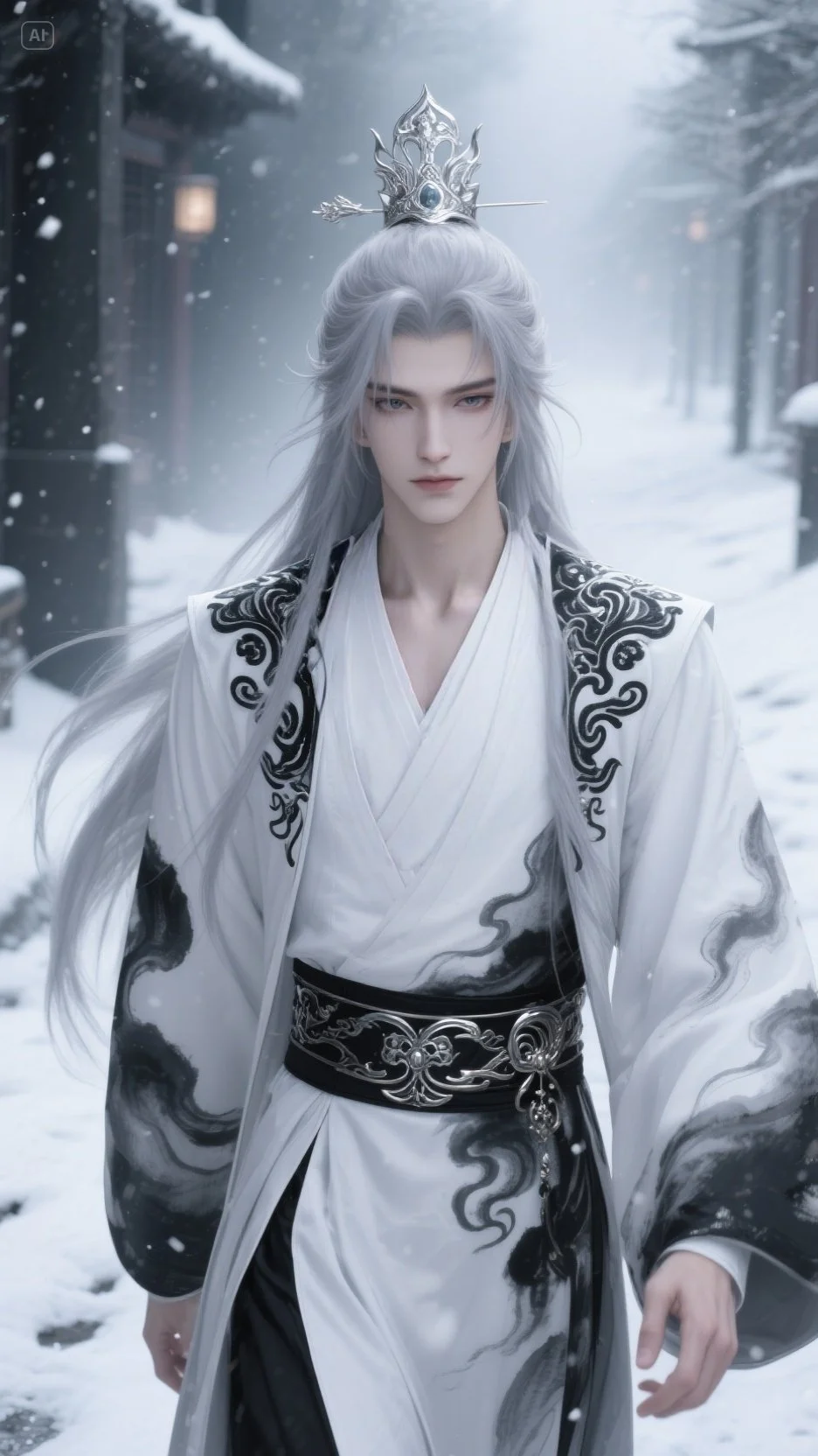 AI画的男主