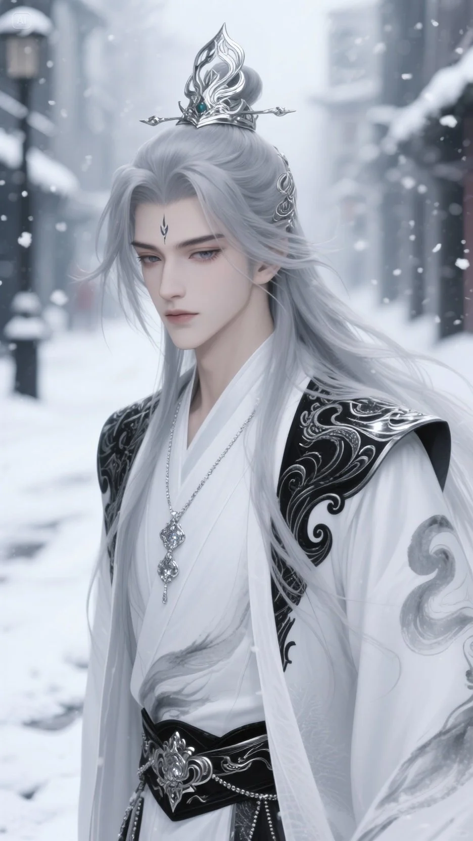 AI画的男主