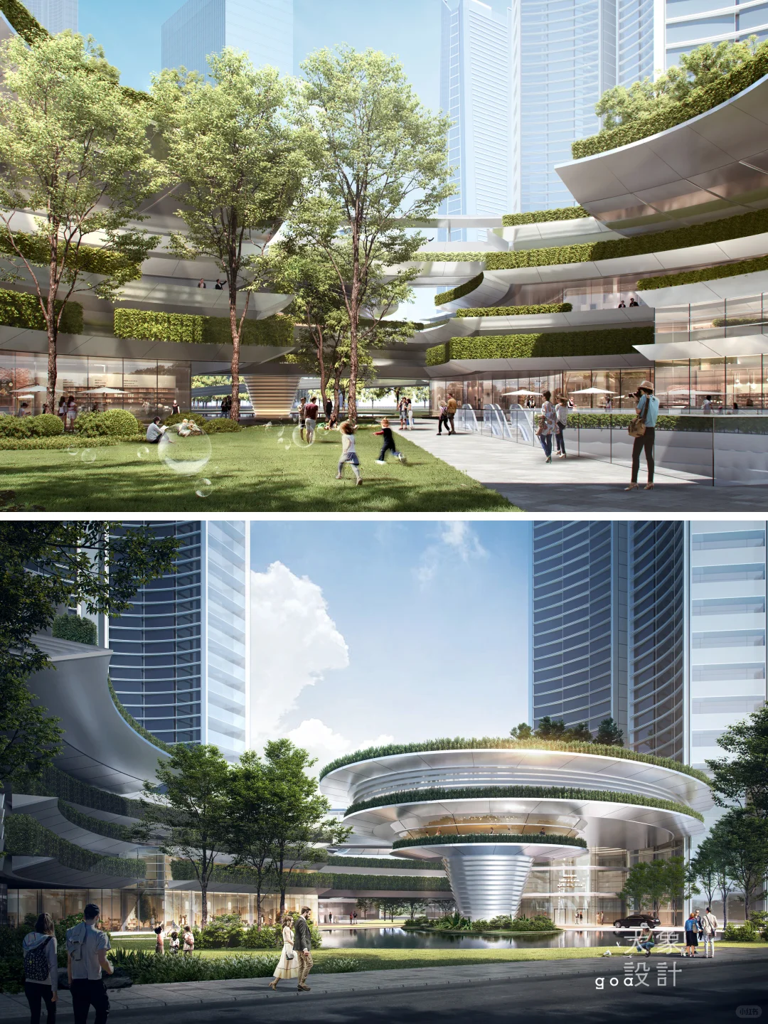 包容的“X” | goa为深圳湾提案超高层住宅