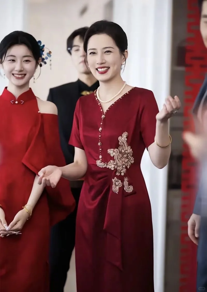 喜妈妈喜婆婆礼服旗袍