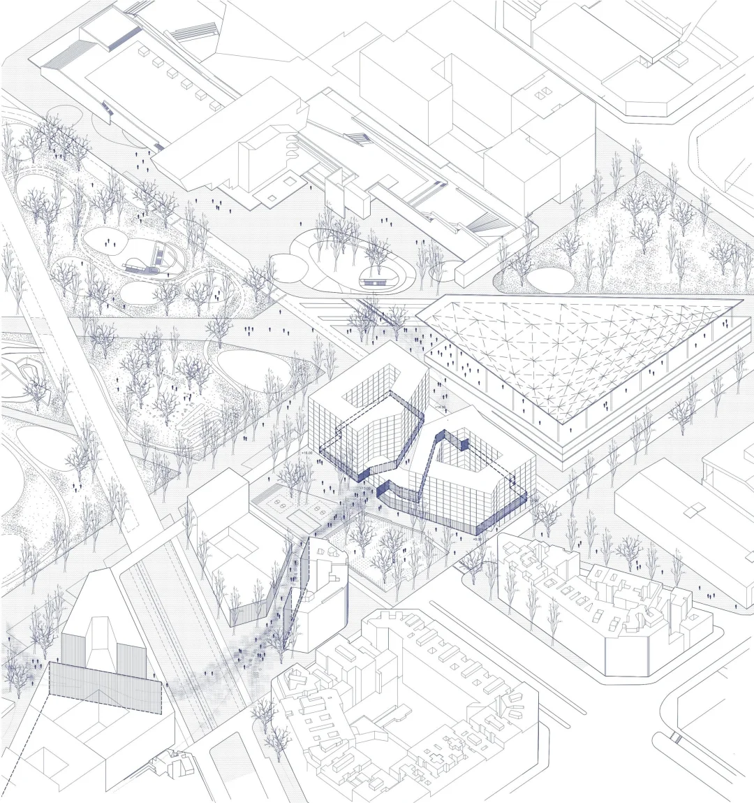 【西班牙】开放走廊&菱形户型的社会住宅