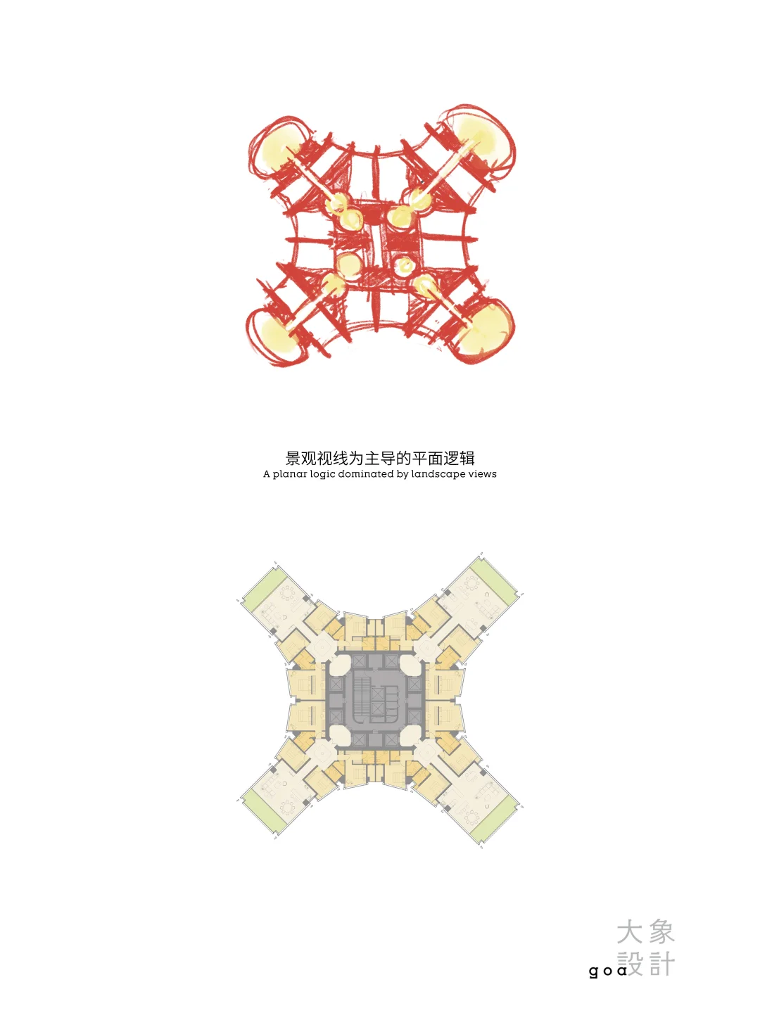 包容的“X” | goa为深圳湾提案超高层住宅