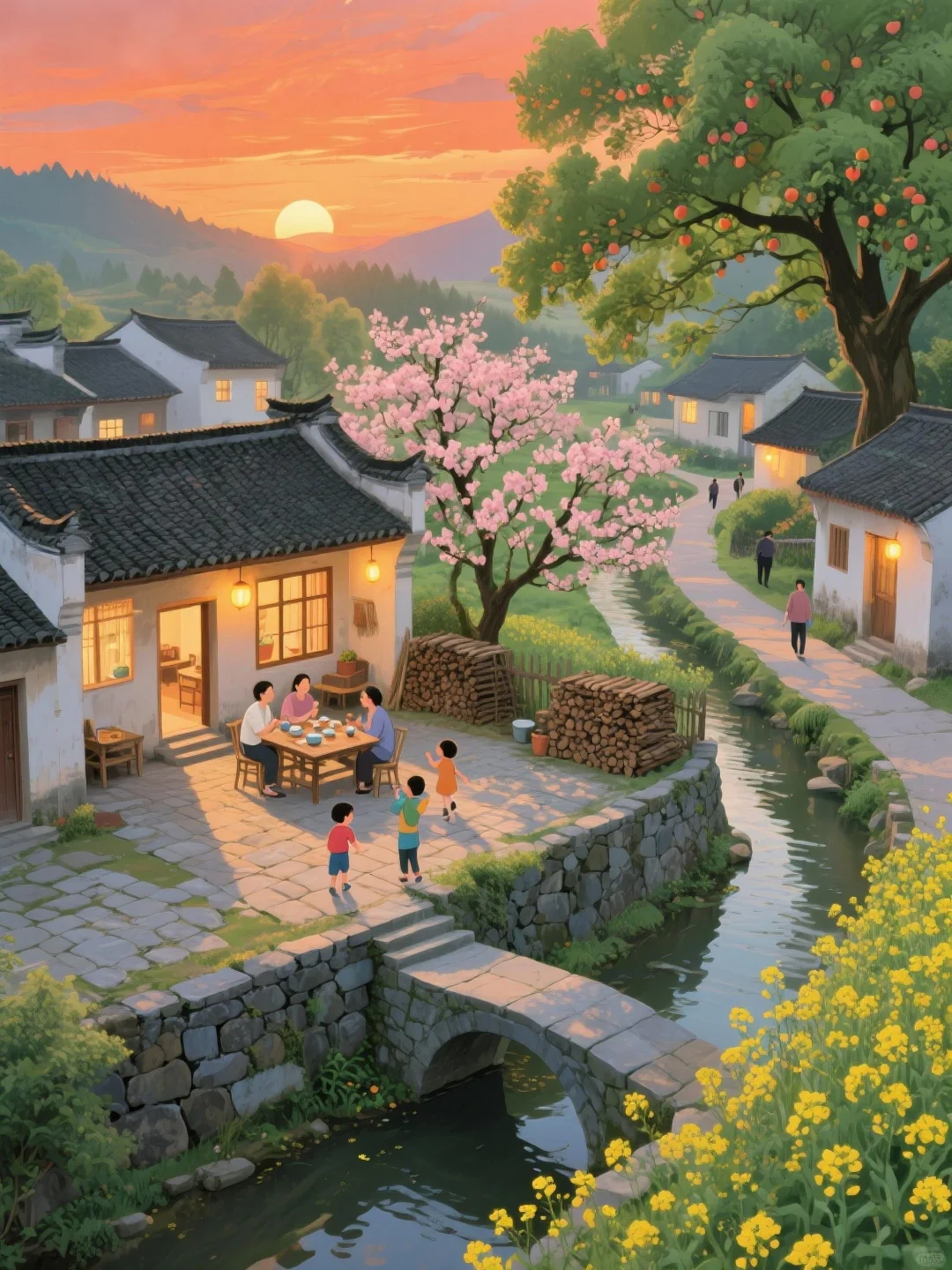你想在哪一个家住一晚？