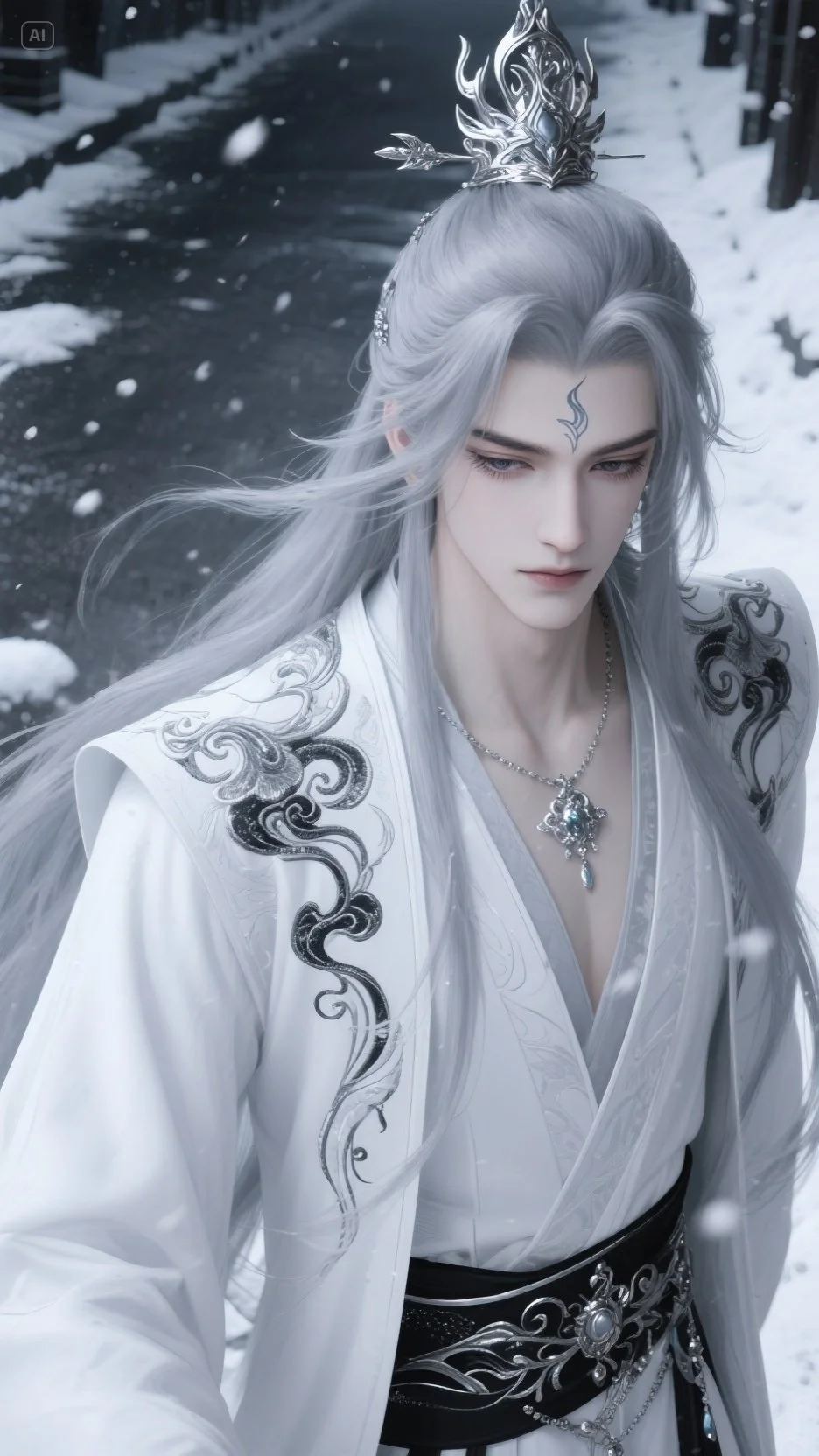 AI画的男主
