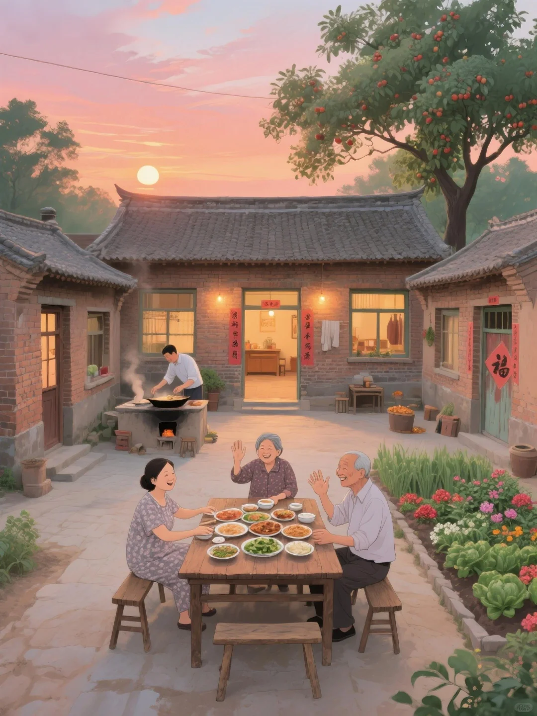 你想在哪一个家住一晚？