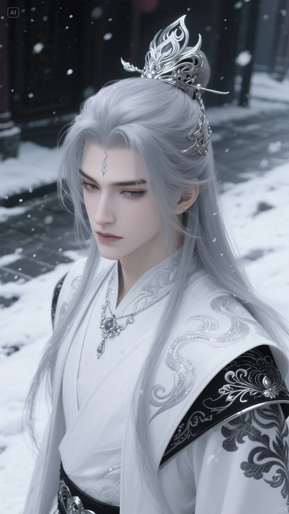 AI画的男主