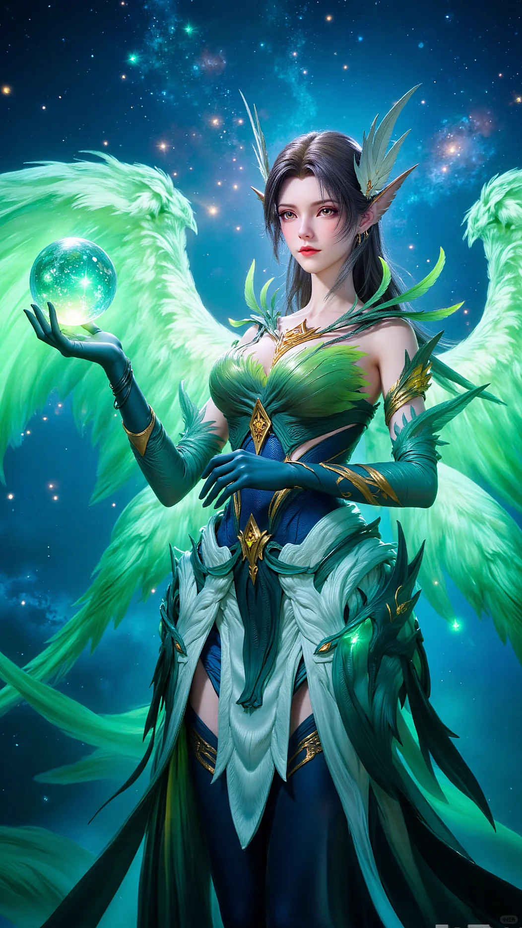 凶兽榜排名第四的—翡翠天鹅·碧姬。