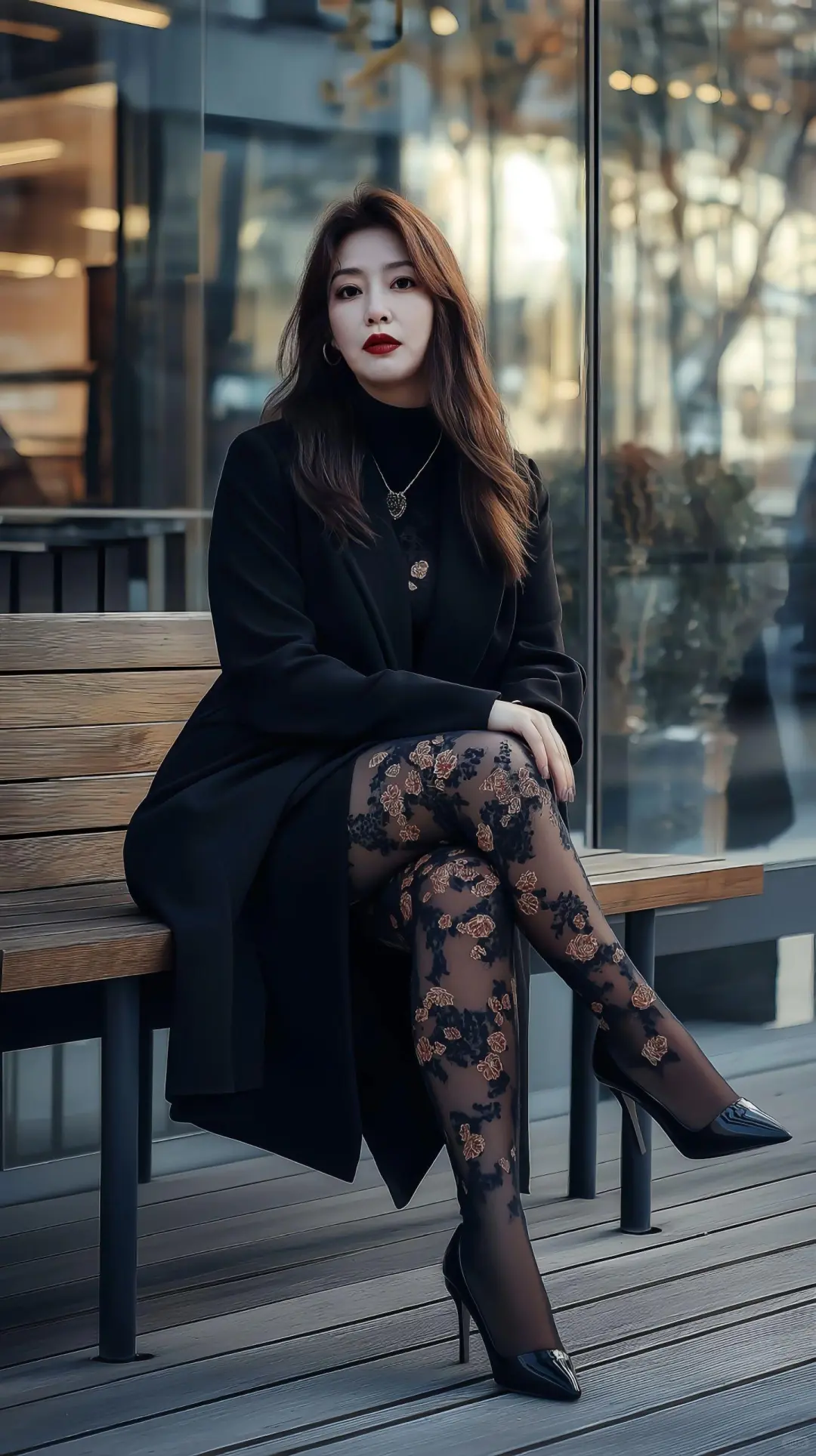 花臂美眉
