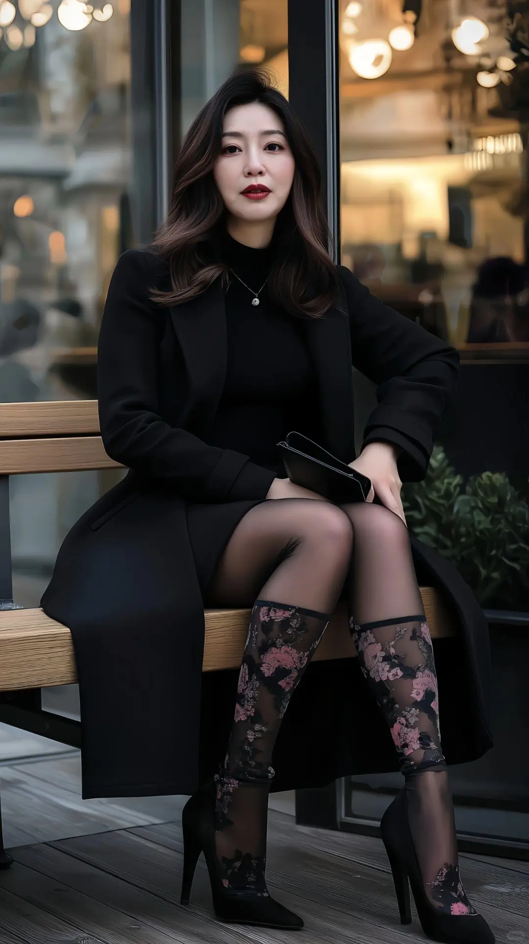 花臂美眉