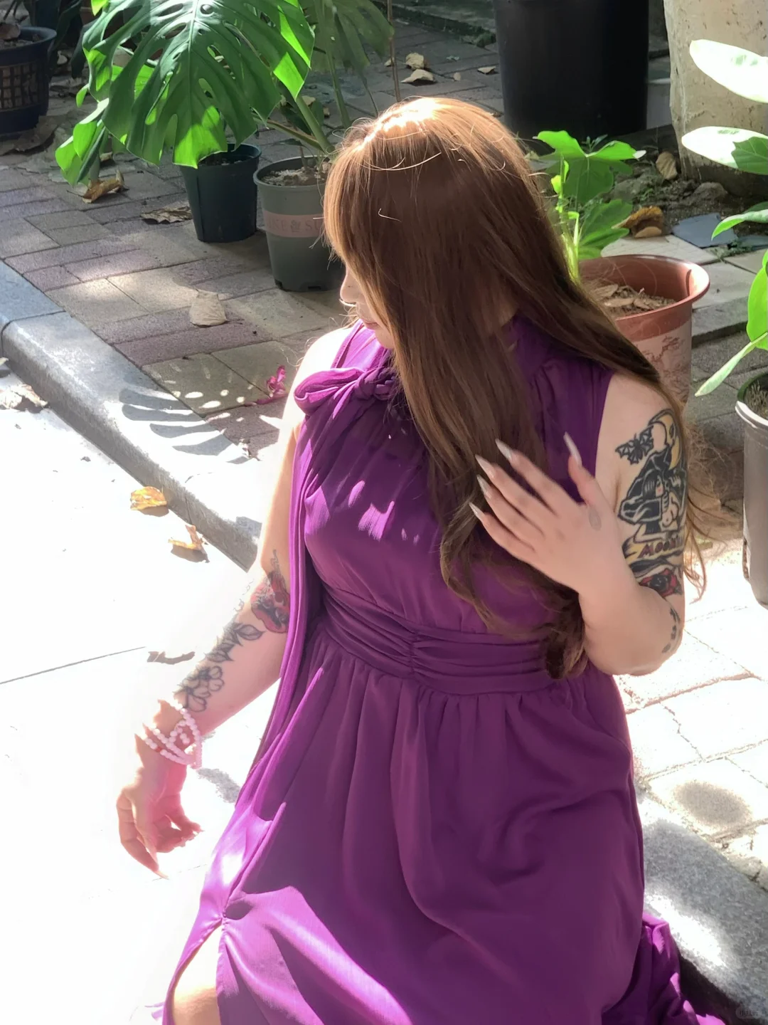 妻とのデート💜微胖清楚系姐姐感穿搭🐾