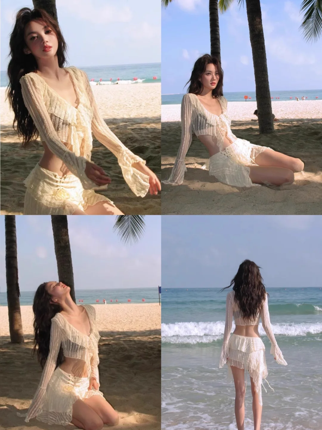 「浅春氛围感拉满🌿」把春日温柔缝进海浪里✨