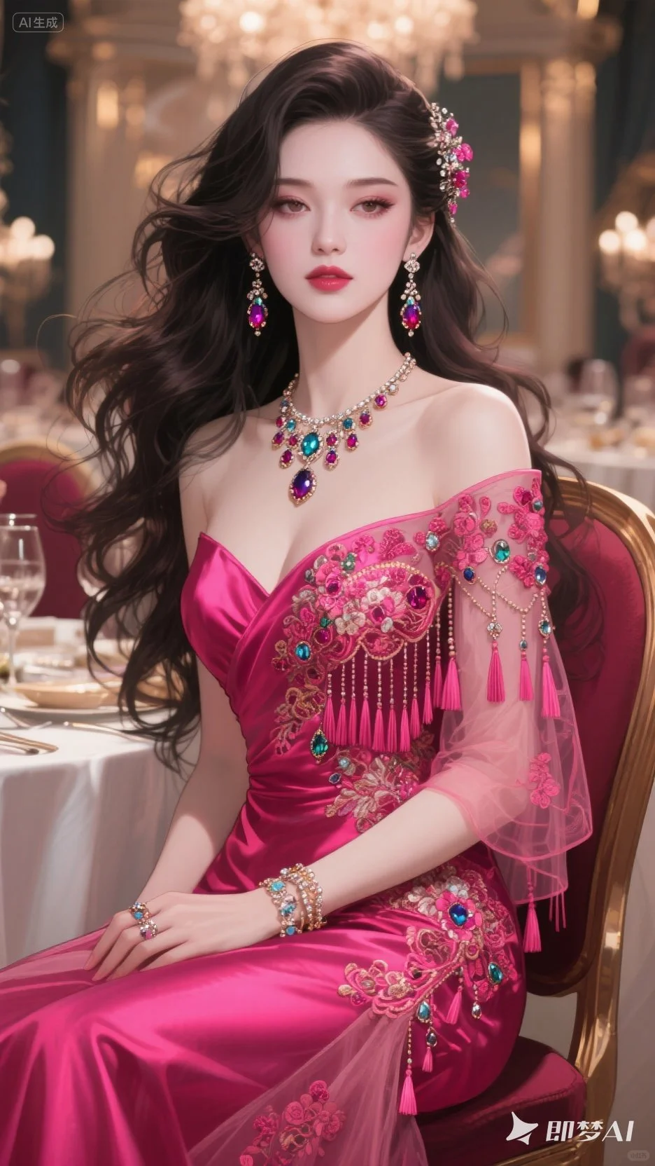 美艳明媚