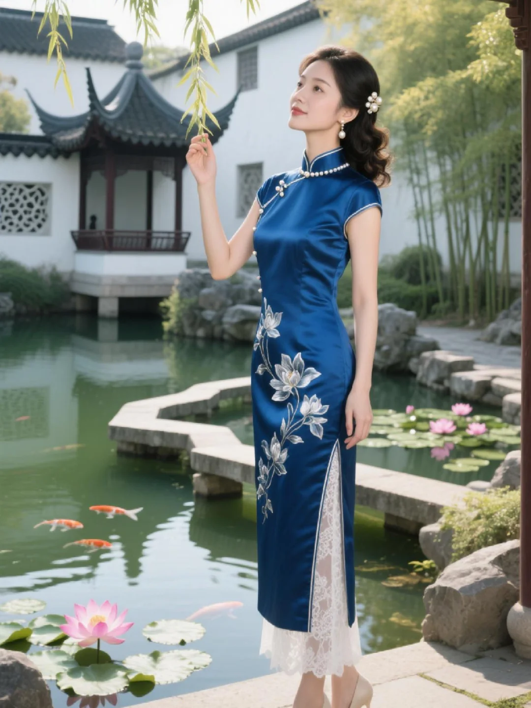 旗袍入画，气质如兰🌸