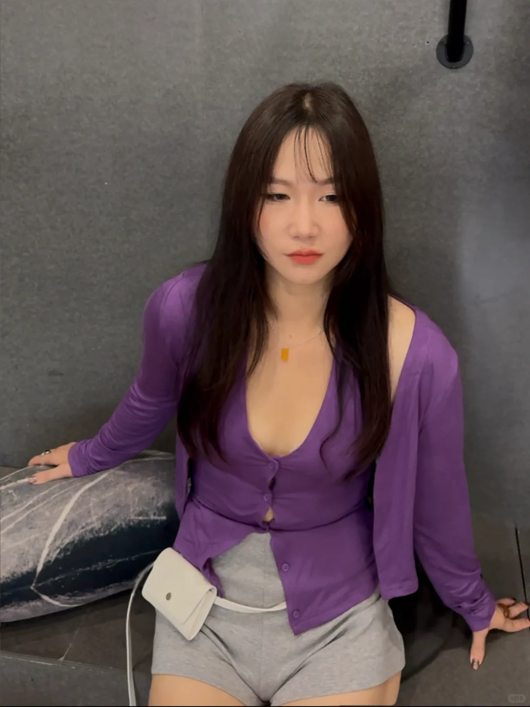 老公说紫色很有韵味～～～