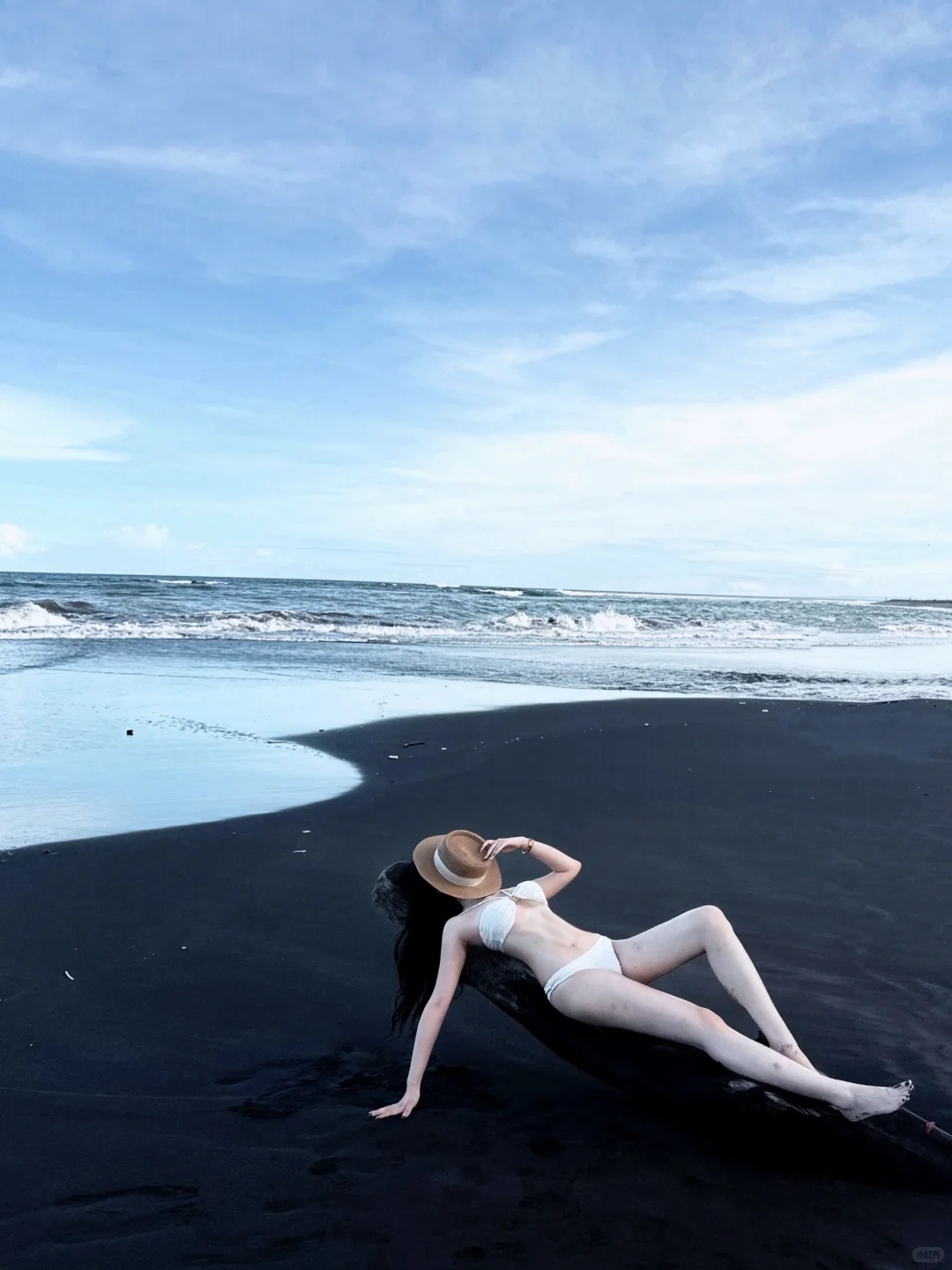 巴厘岛绝美黑沙滩🏖☀️