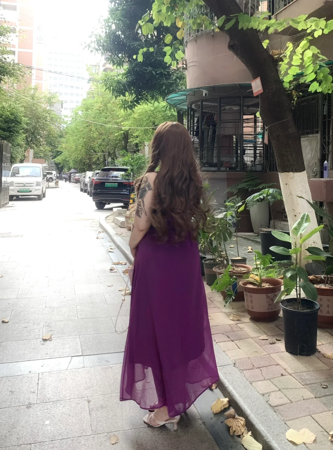 妻とのデート💜微胖清楚系姐姐感穿搭🐾