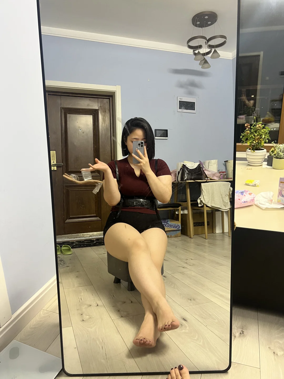 圆润肉腿