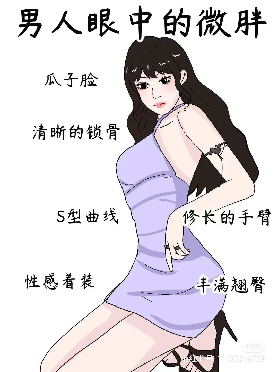 男人眼中的微胖