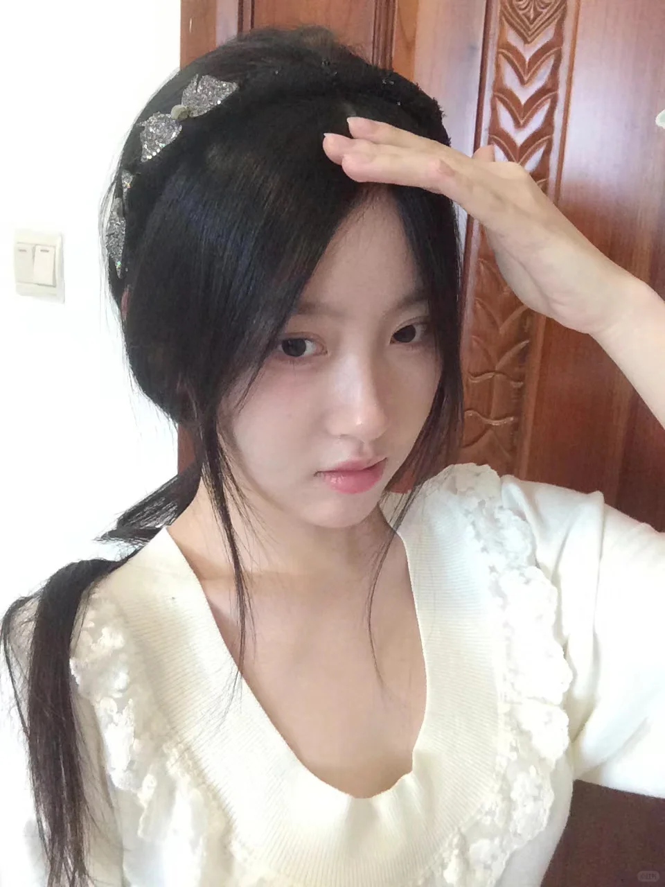 你微微一笑 蝴蝶为你倾倒～