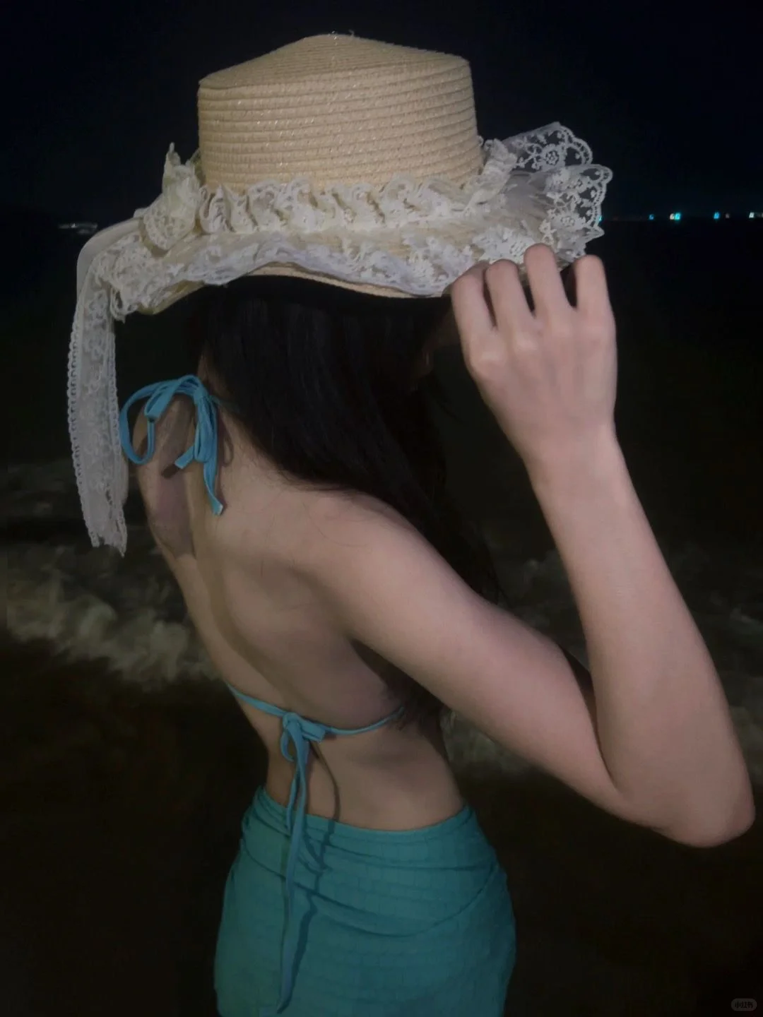 总要凌晨去见一次大海吧～🌊👙🏖